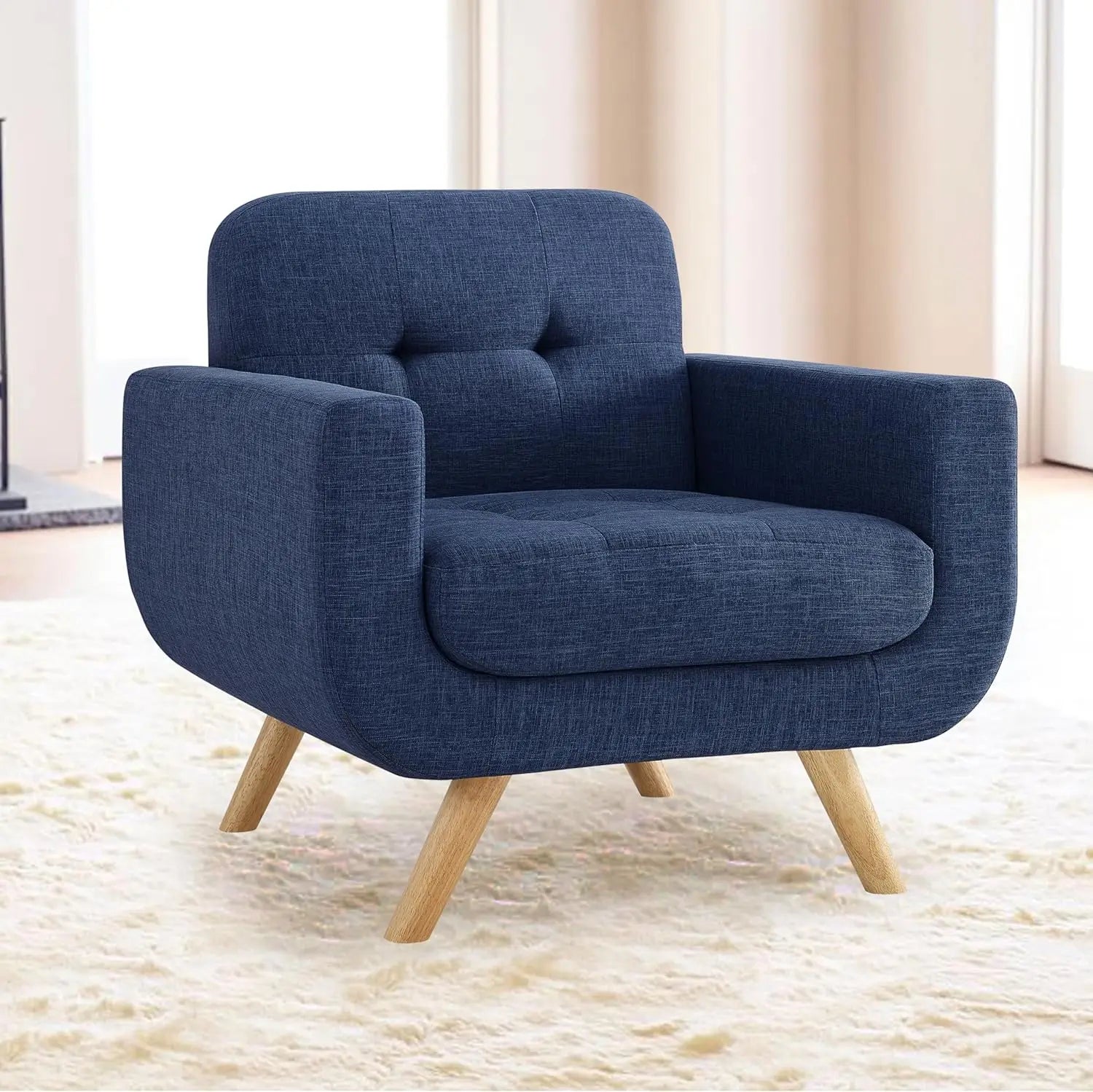 Rylee 30” Accent Armchair – Fabric Upholstered