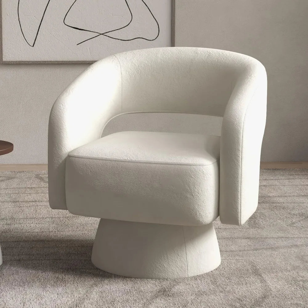 Velvet Accent Armchair 360 Degree