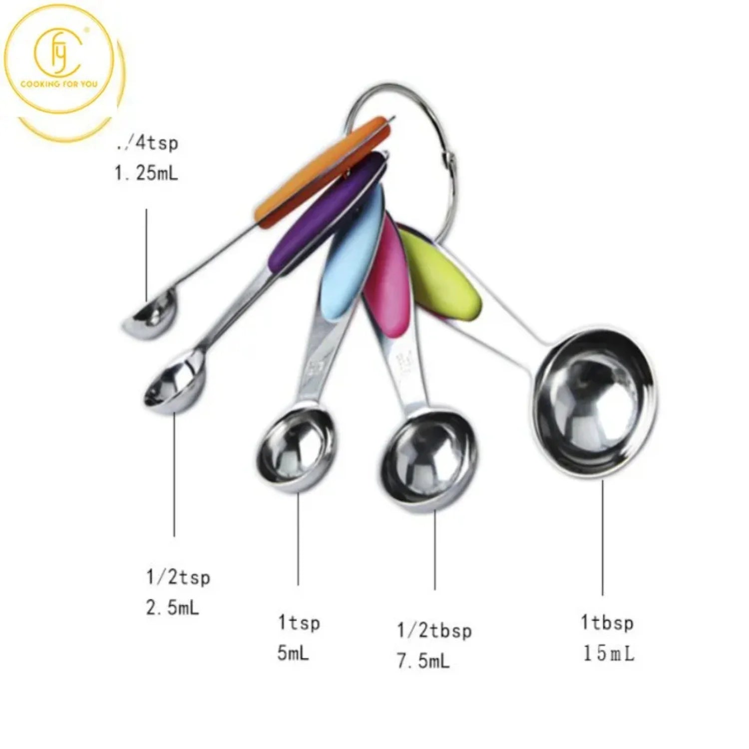 Food Grade Stainless Steel Measuring Spoon and Cup Set with Scale