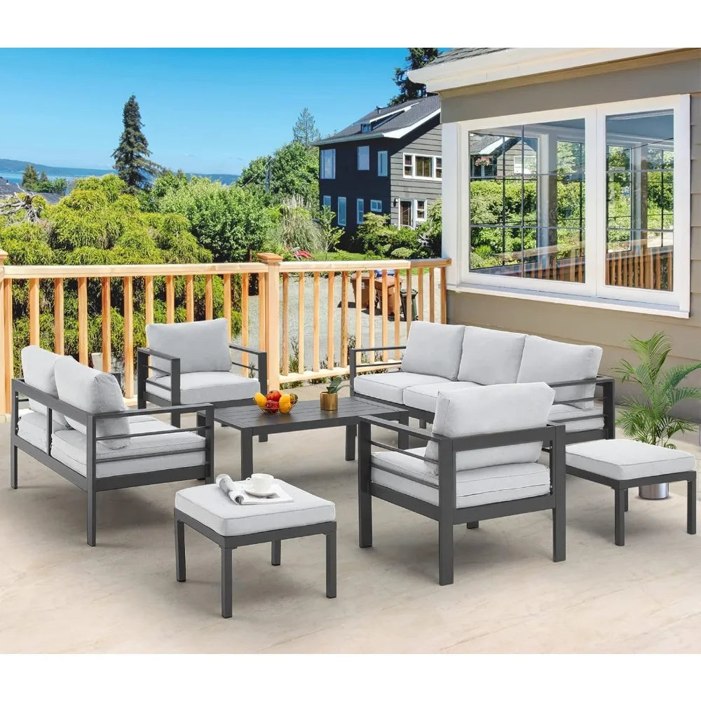 Modern Outdoor Patio Furniture with Coffee Table