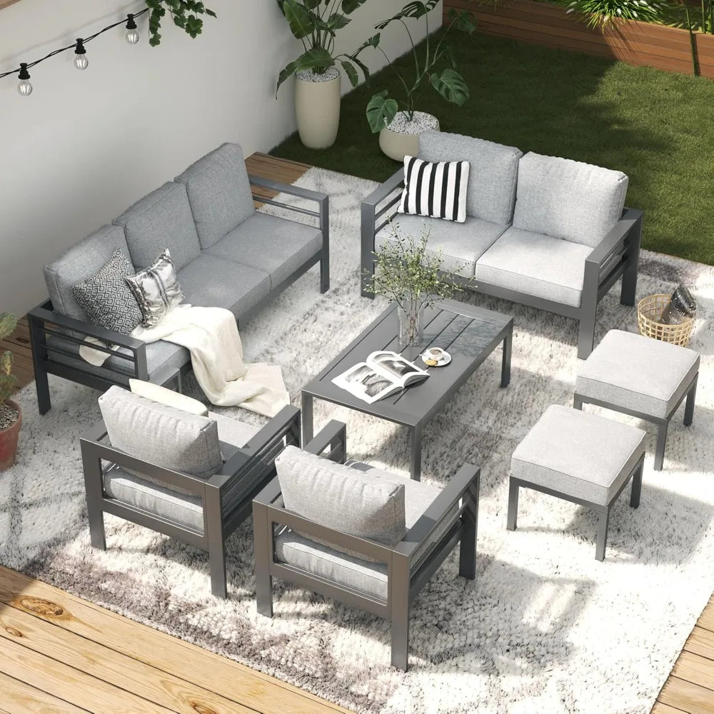 Modern Outdoor Patio Furniture with Coffee Table