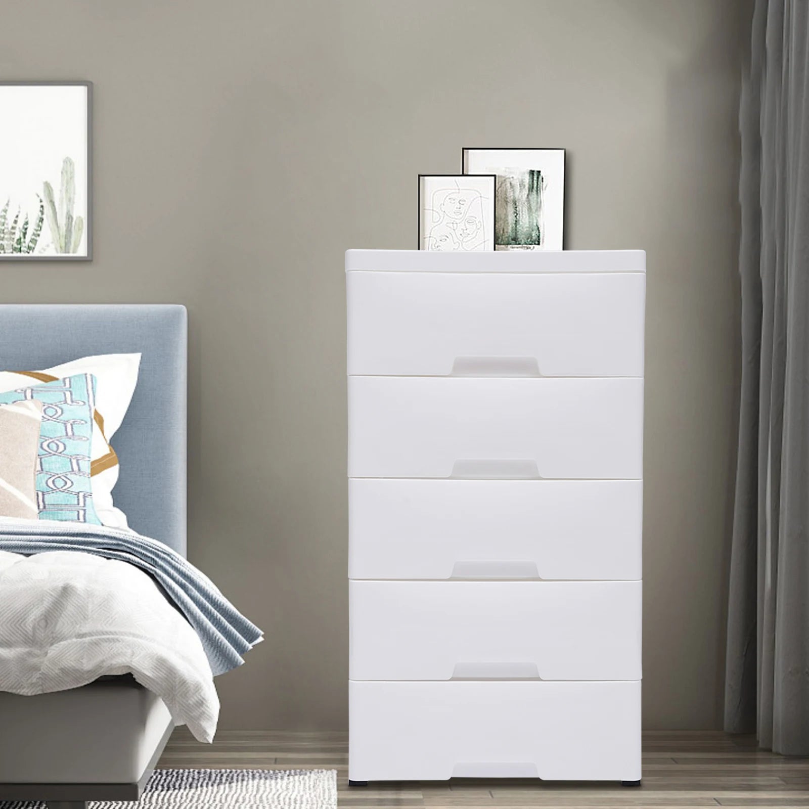 Modern Minimalism 5 Drawers Storage Cabinet