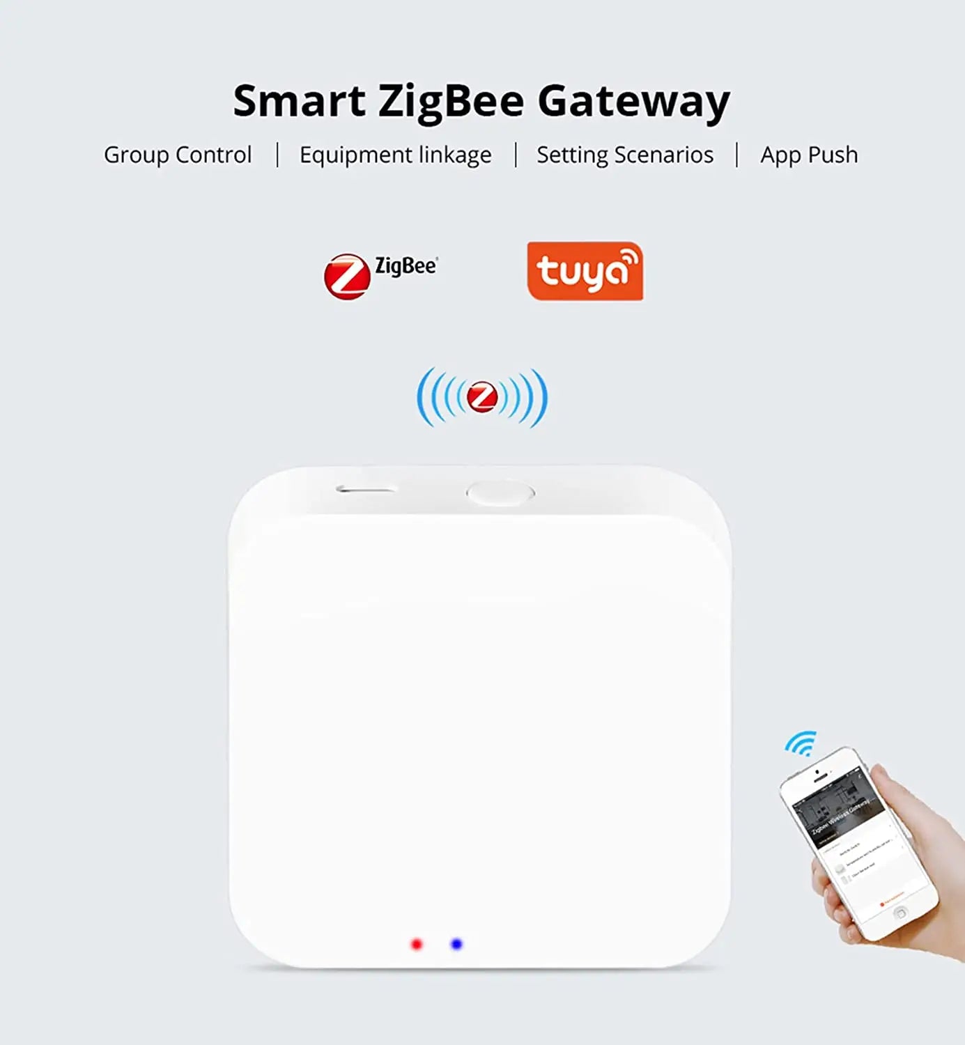 Tuya Zigbee 3.0 Gateway Hub Smart Home Wireless Bridge