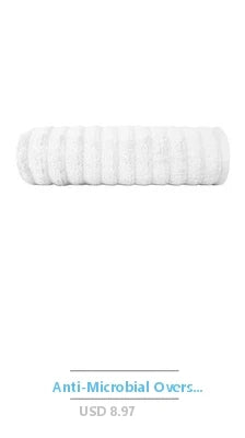 8-Piece Plush Cotton Towel Set - Solid Green