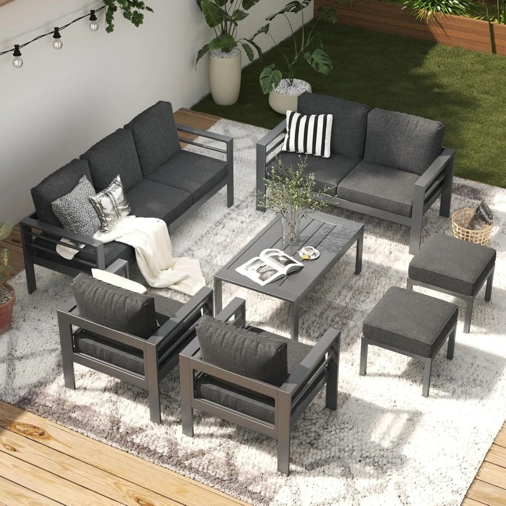 Modern Outdoor Patio Furniture with Coffee Table