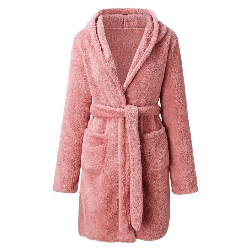 Women Winter Fluffy Plush Pyjamas