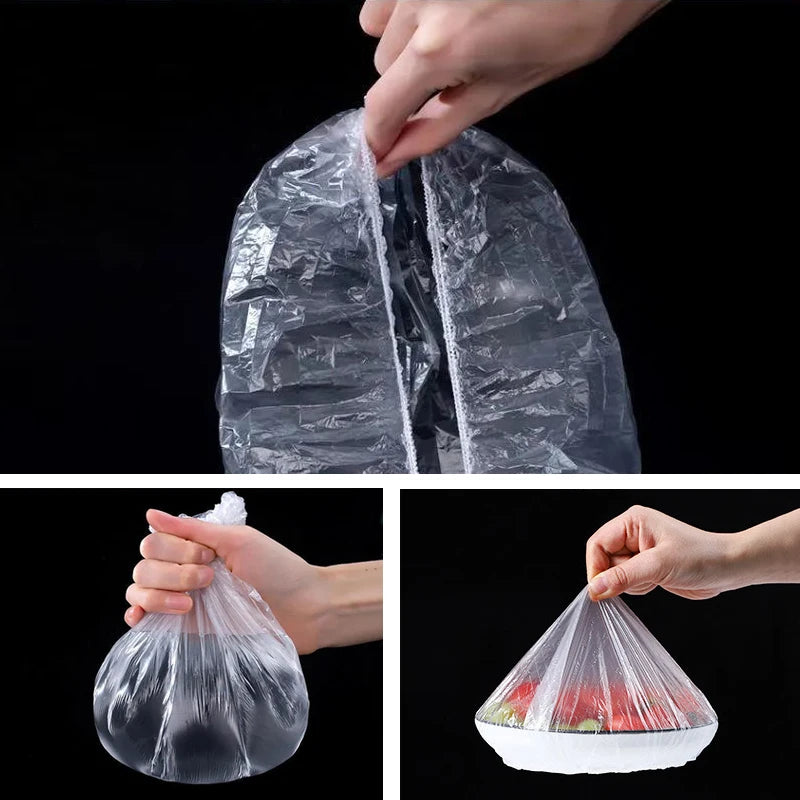 Reusable Disposable Plastic Wrap Food Cover