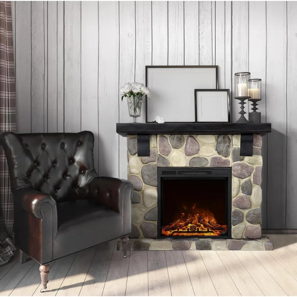 Electric Fireplace Mantel Package