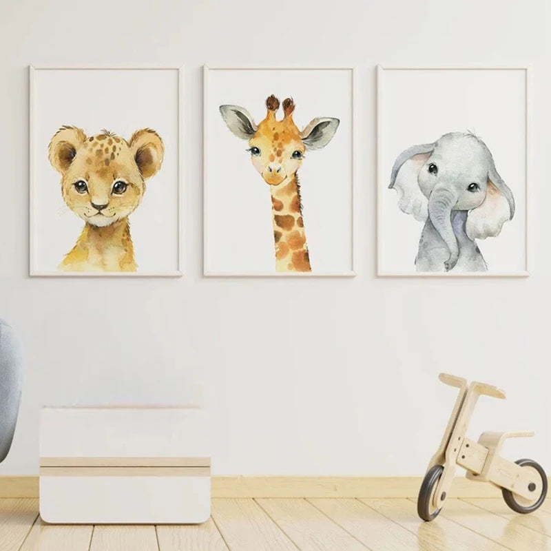 Safari Nursery Decor Set