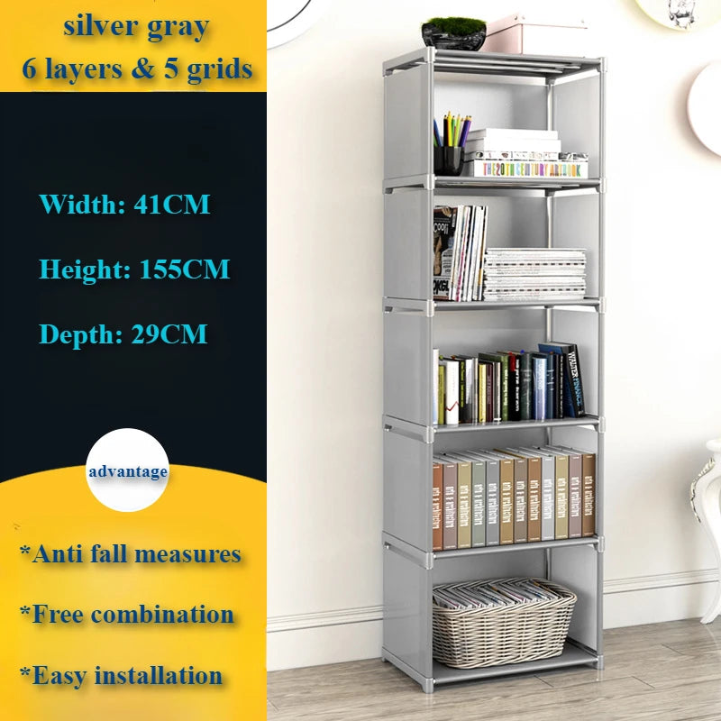 Bookshelf Storage Rack