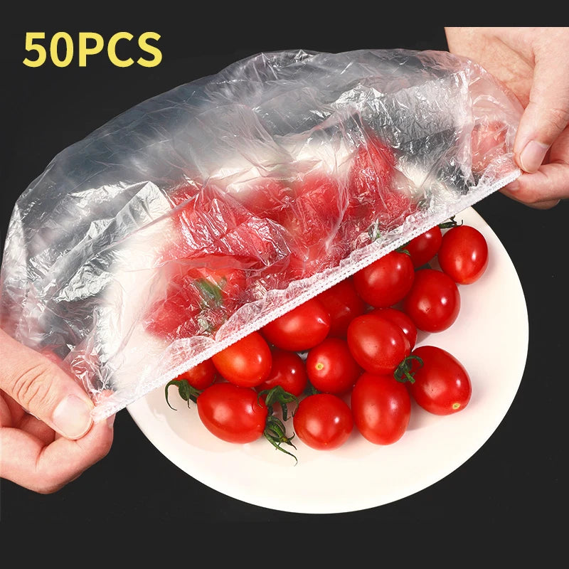 Reusable Disposable Plastic Wrap Food Cover