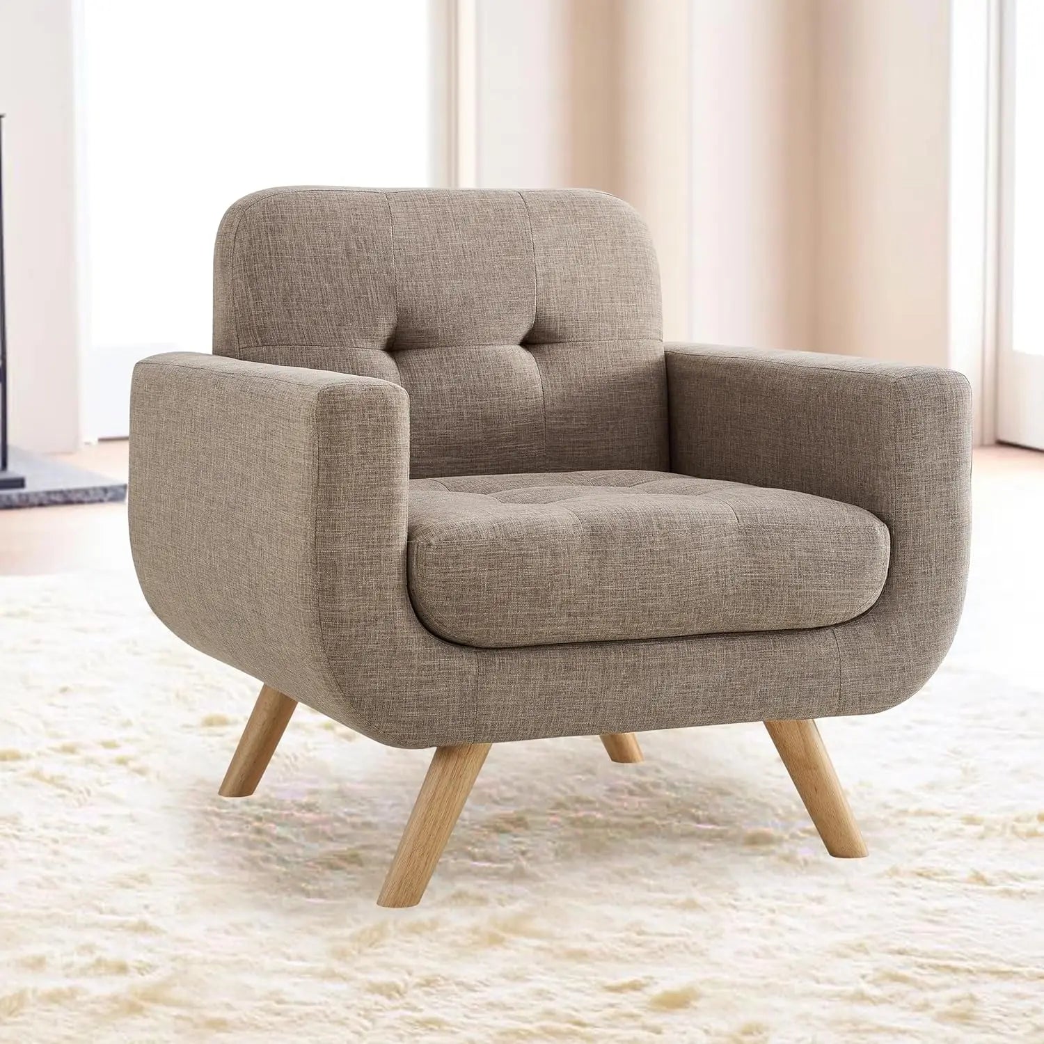 Rylee 30” Accent Armchair – Fabric Upholstered