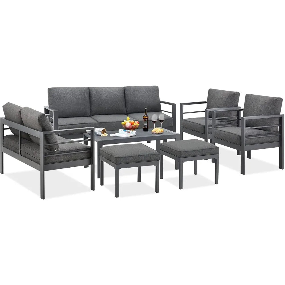 Modern Outdoor Patio Furniture with Coffee Table