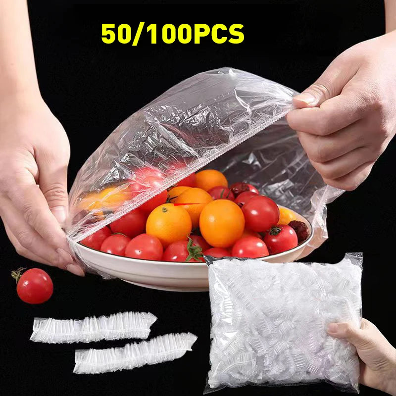 Reusable Disposable Plastic Wrap Food Cover