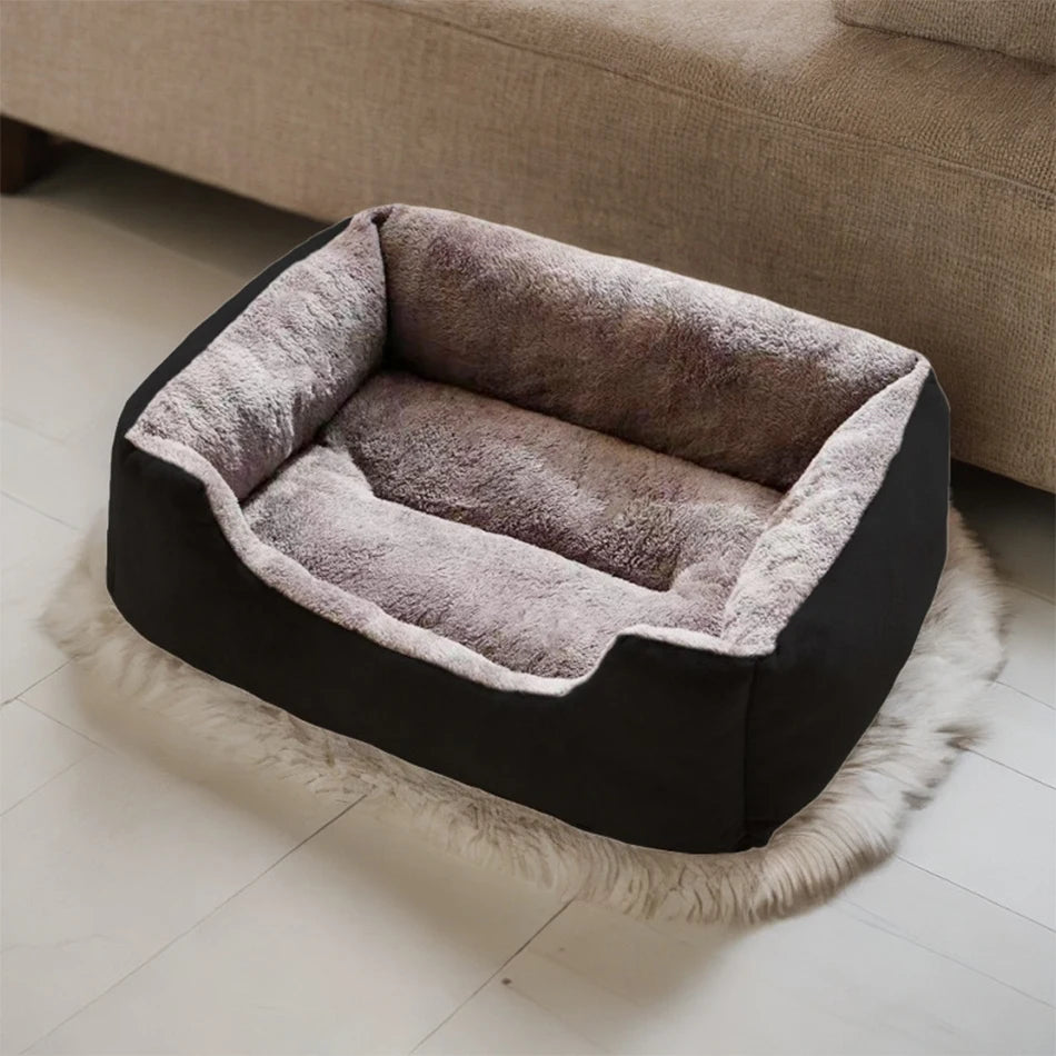 Cozy Cat & Dog Basket Bed