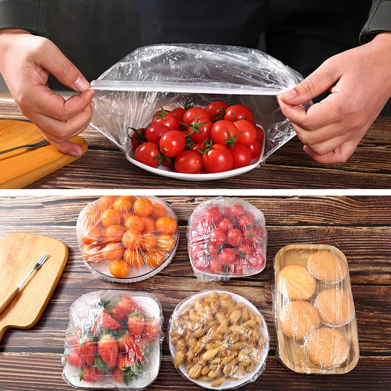 Reusable Disposable Plastic Wrap Food Cover