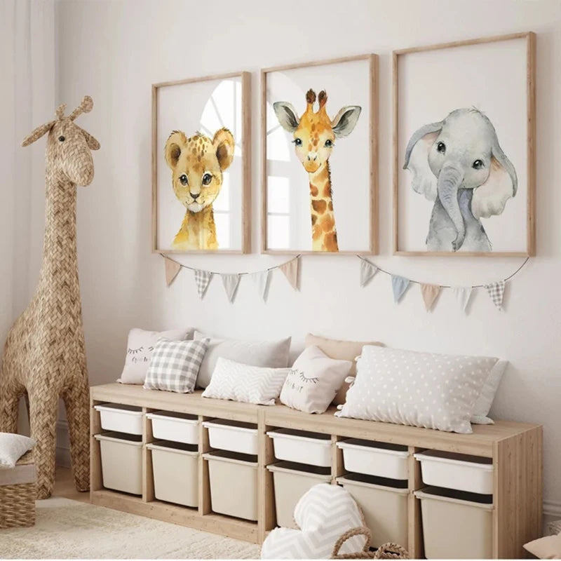 Safari Nursery Decor Set