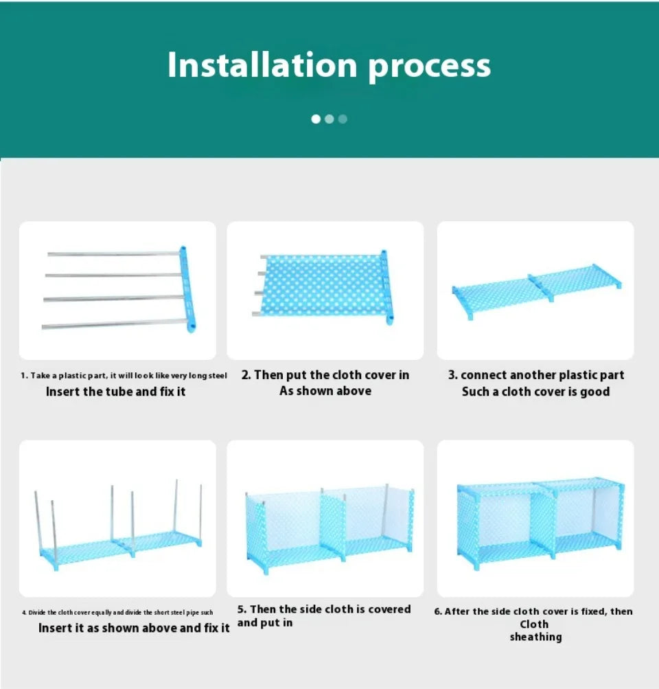 Bookshelf Storage Rack