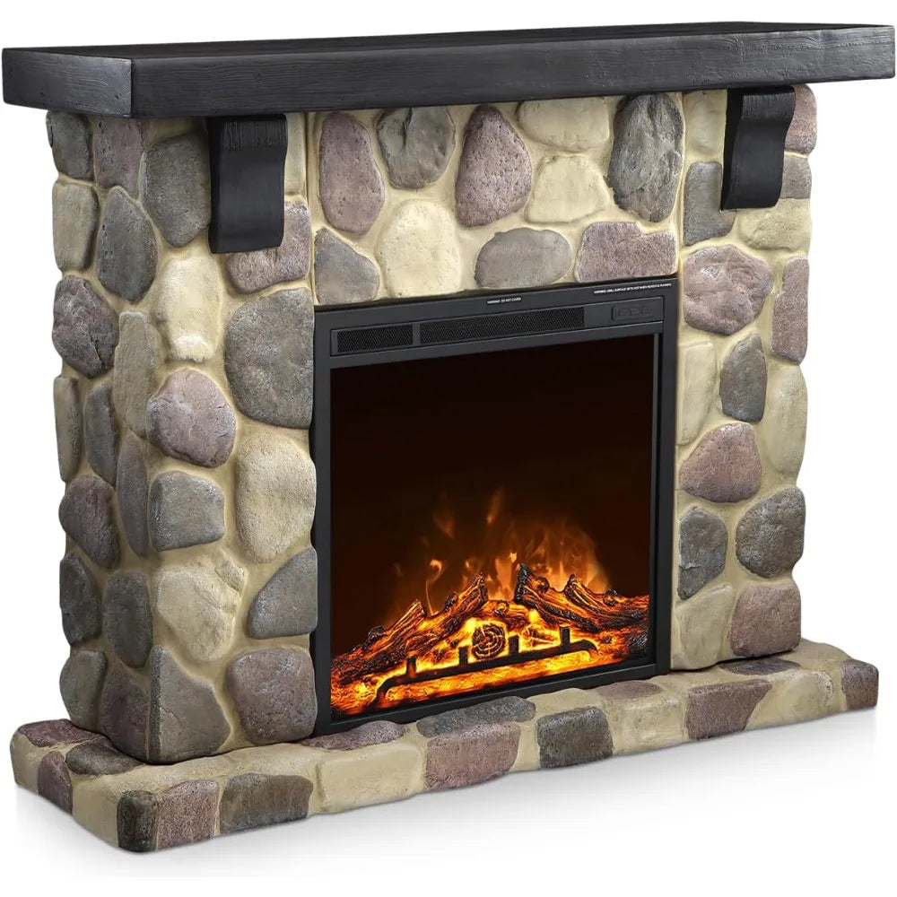 Electric Fireplace Mantel Package