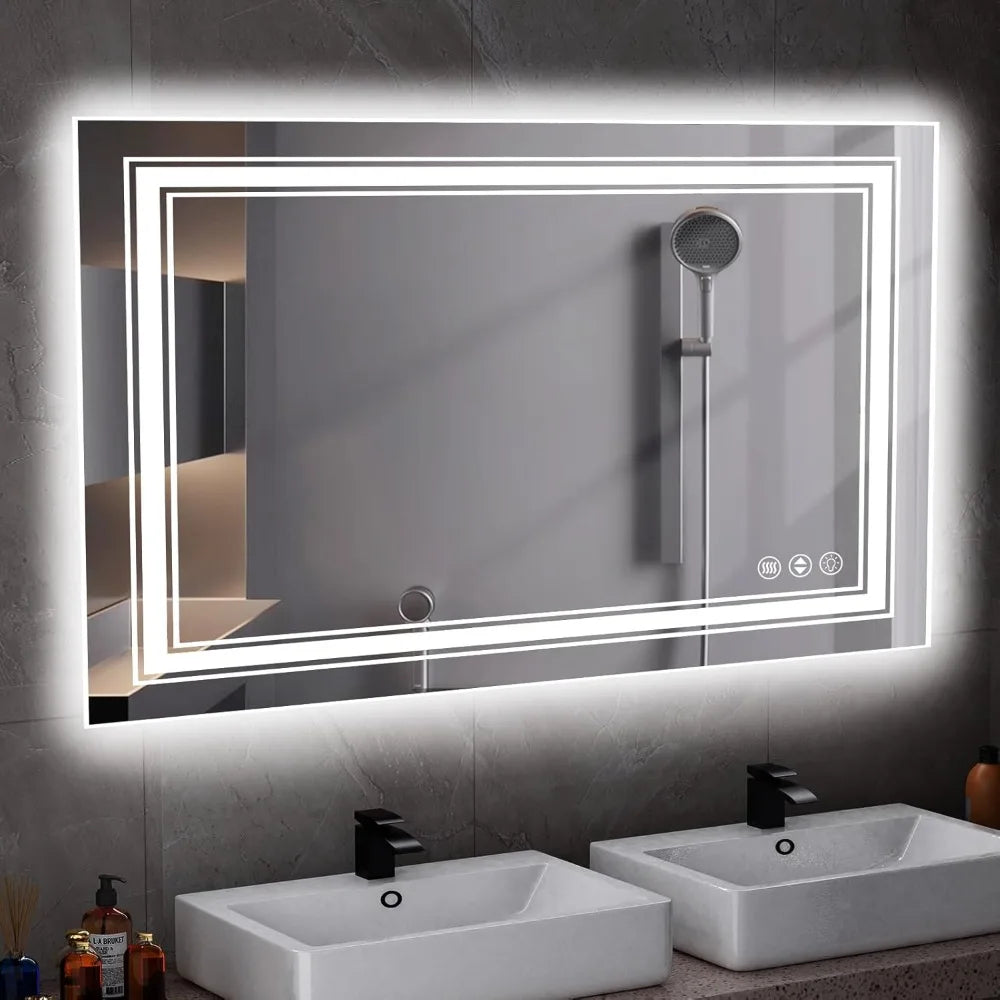 Dimmable Wall Mounted Bathroom Mirror