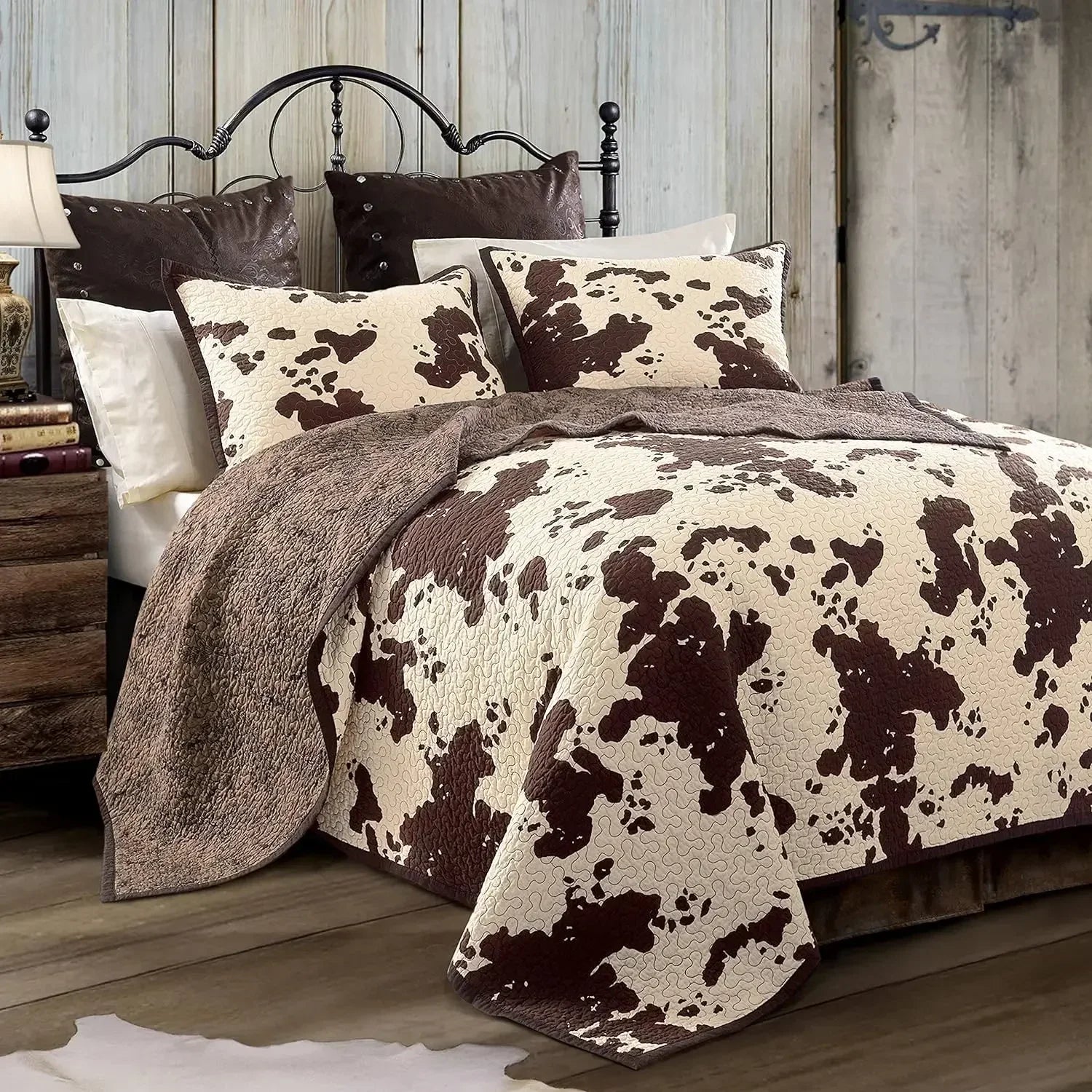 Paseo Road by HiEnd Accents Elsa Cow Print Bedding