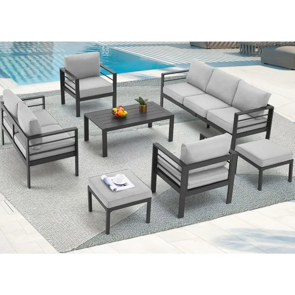 Modern Outdoor Patio Furniture with Coffee Table