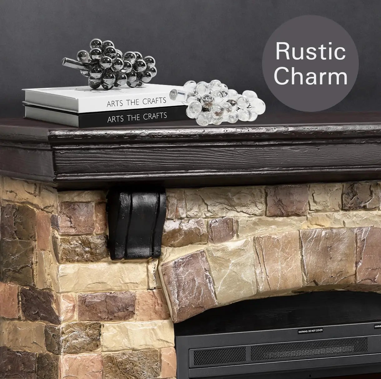 Electric Fireplace Mantel Package,