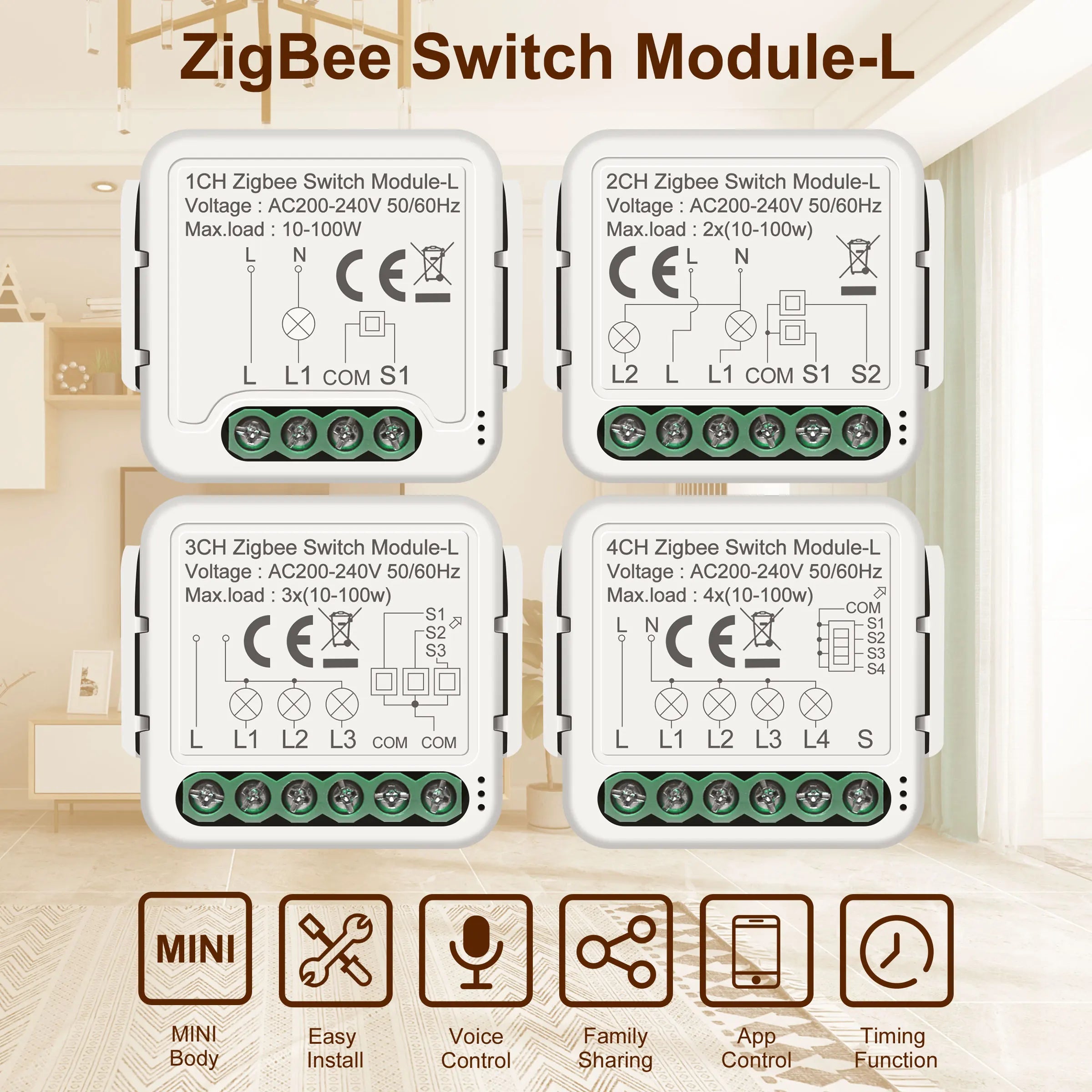 GIRIER Tuya ZigBee 3.0 Smart Switch