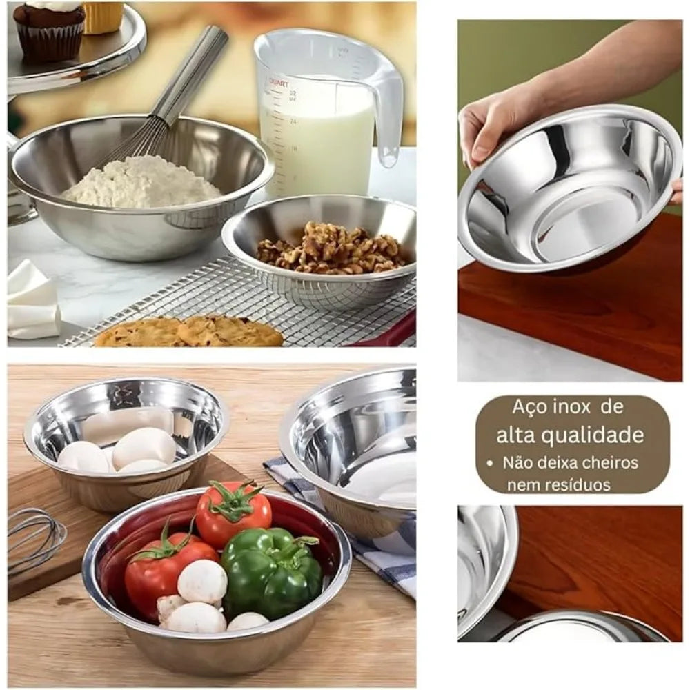 Stainless Steel Mixing Bowls Set