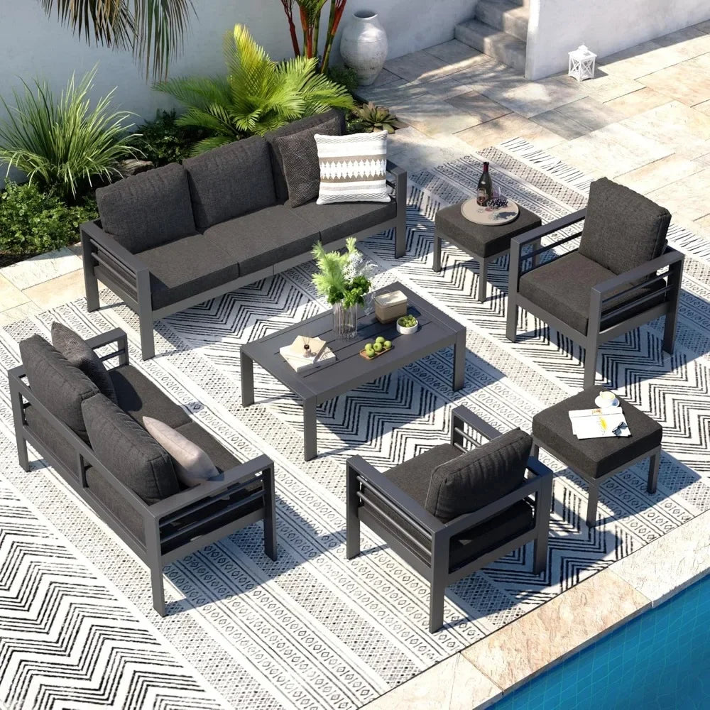 Modern Outdoor Patio Furniture with Coffee Table