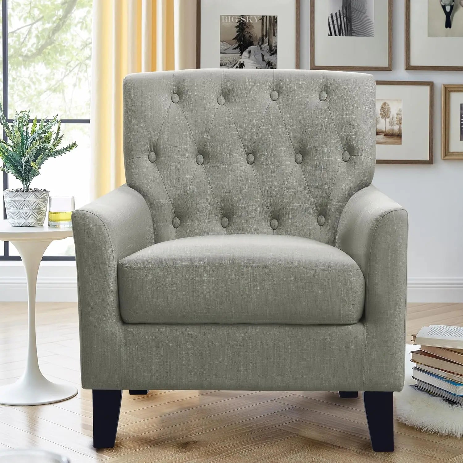 Rylee 30” Accent Armchair – Fabric Upholstered