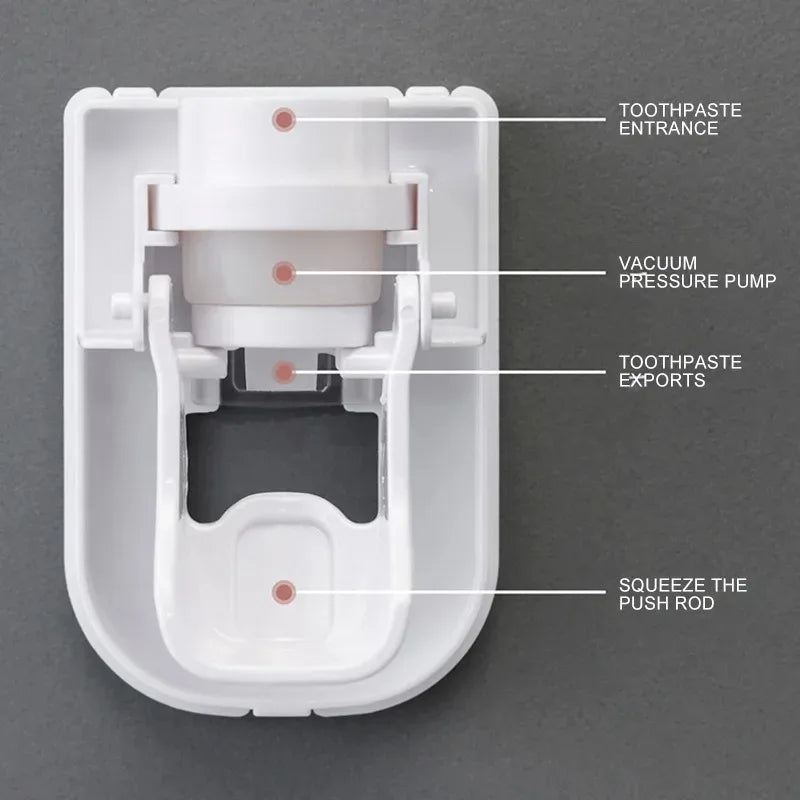 Automatic Creative Wall Mount Toothpaste Dispenser