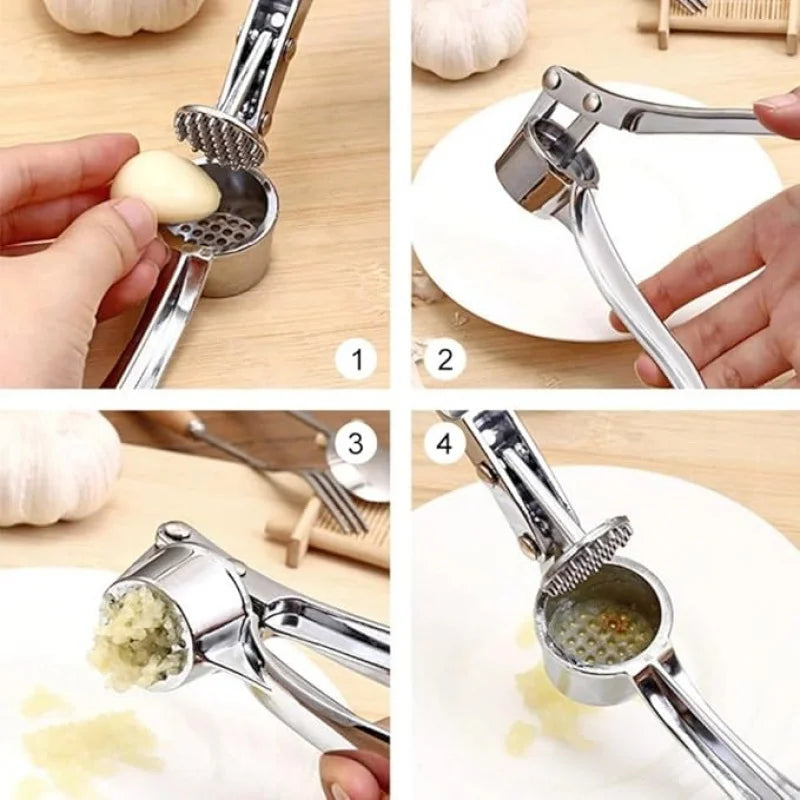 Garlic Press Meat Grinder & Peeler