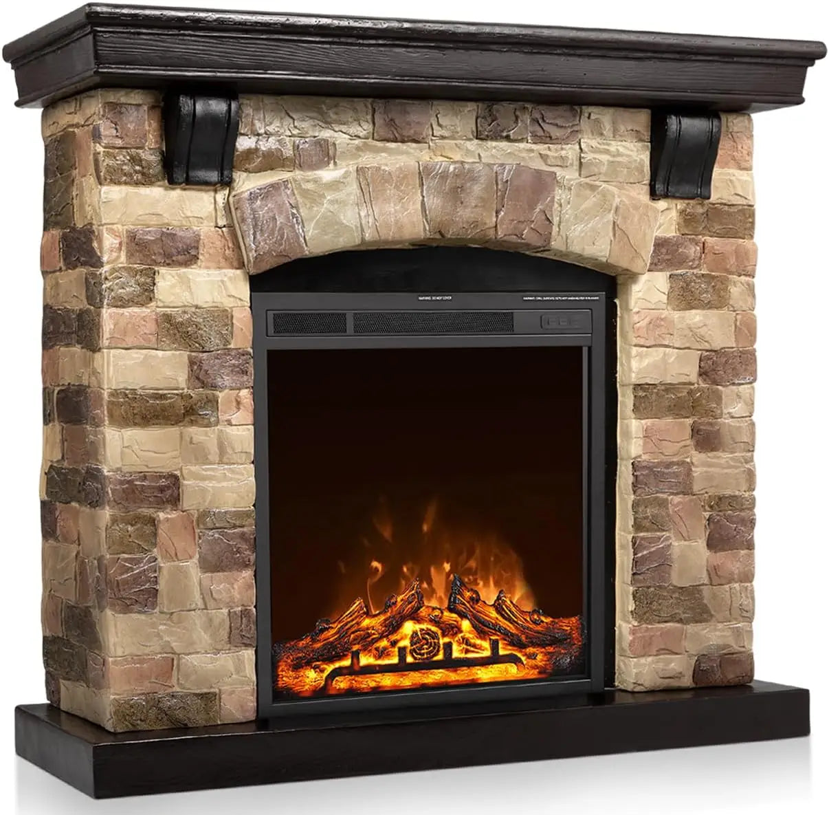 Electric Fireplace Mantel Package