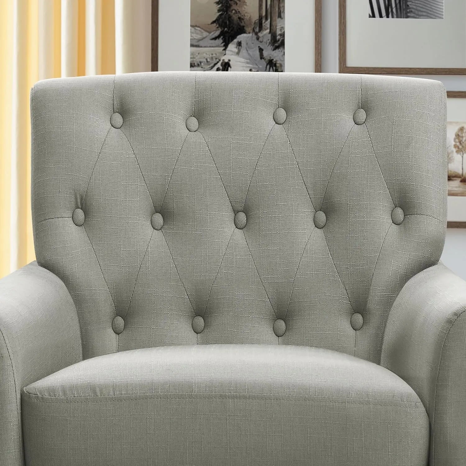 Rylee 30” Accent Armchair – Fabric Upholstered