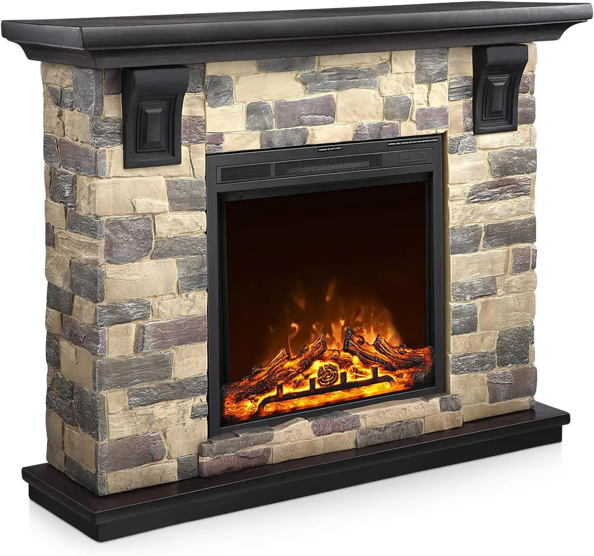 Electric Fireplace Mantel Package,