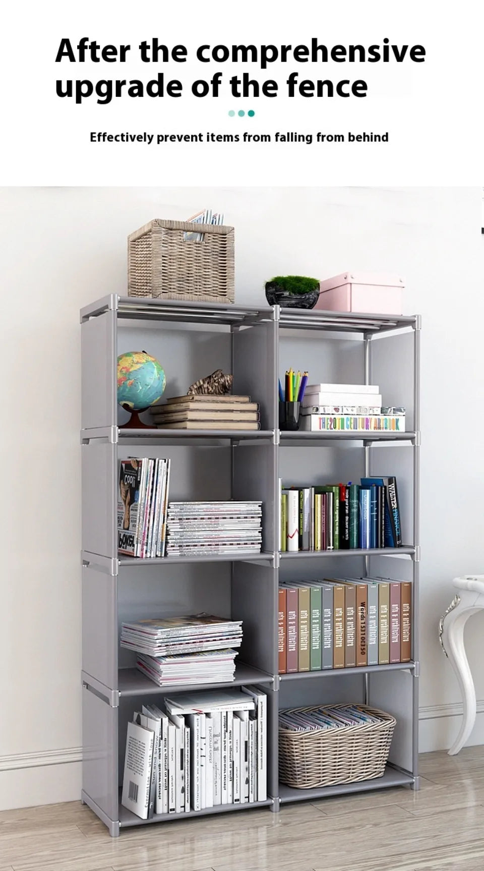 Bookshelf Storage Rack