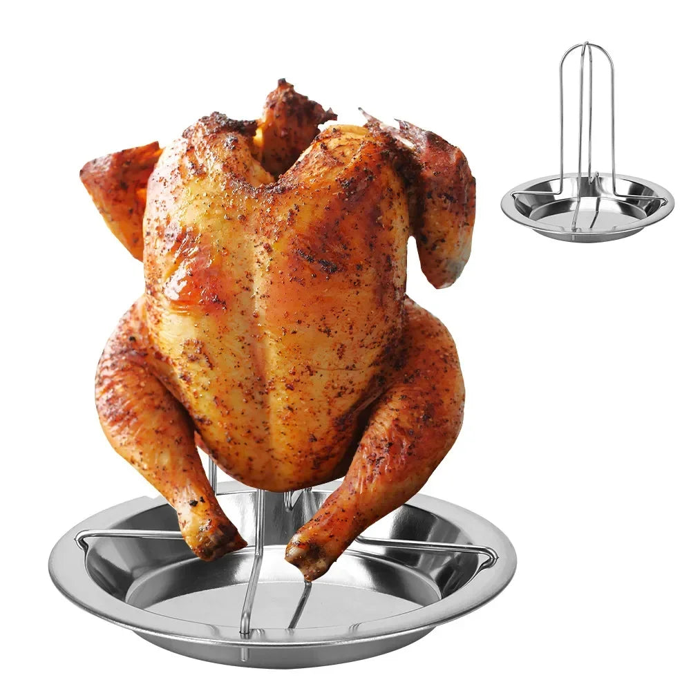 Roasting Grill Stand Chicken Roaster Rack