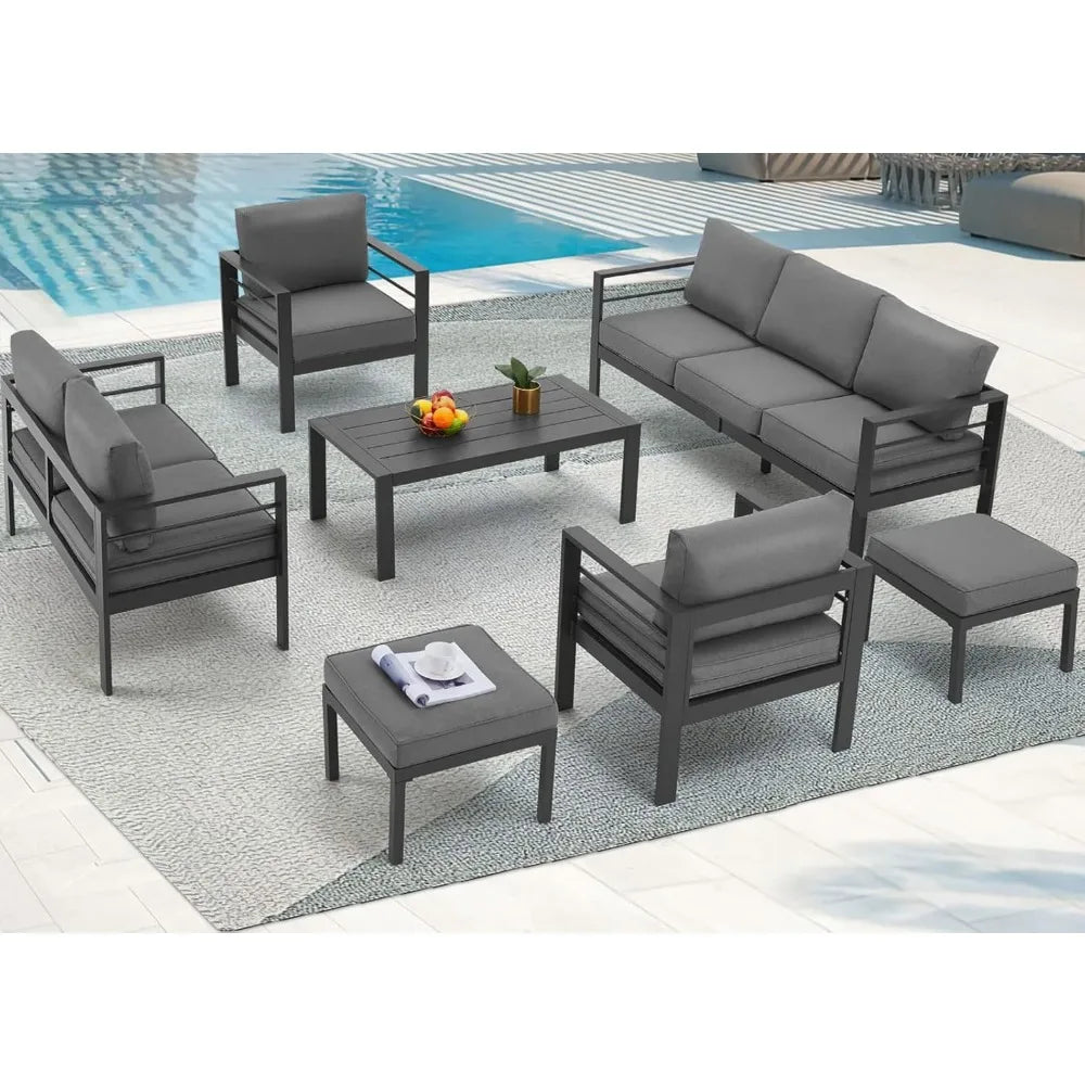 Modern Outdoor Patio Furniture with Coffee Table