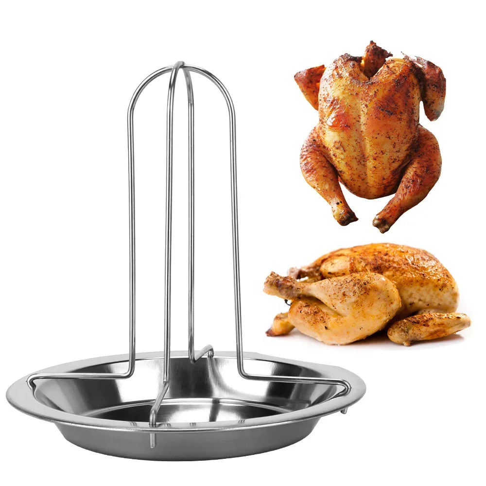 Roasting Grill Stand Chicken Roaster Rack