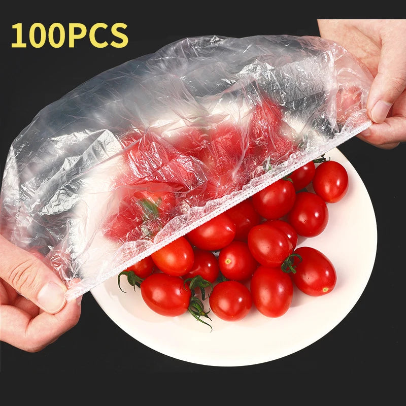 Reusable Disposable Plastic Wrap Food Cover