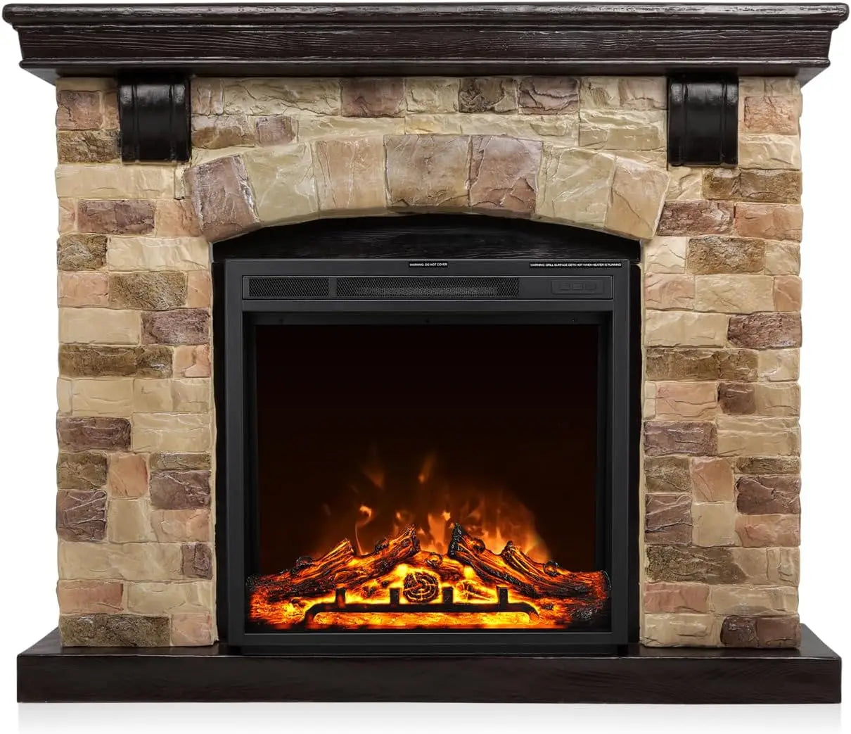 Electric Fireplace Mantel Package