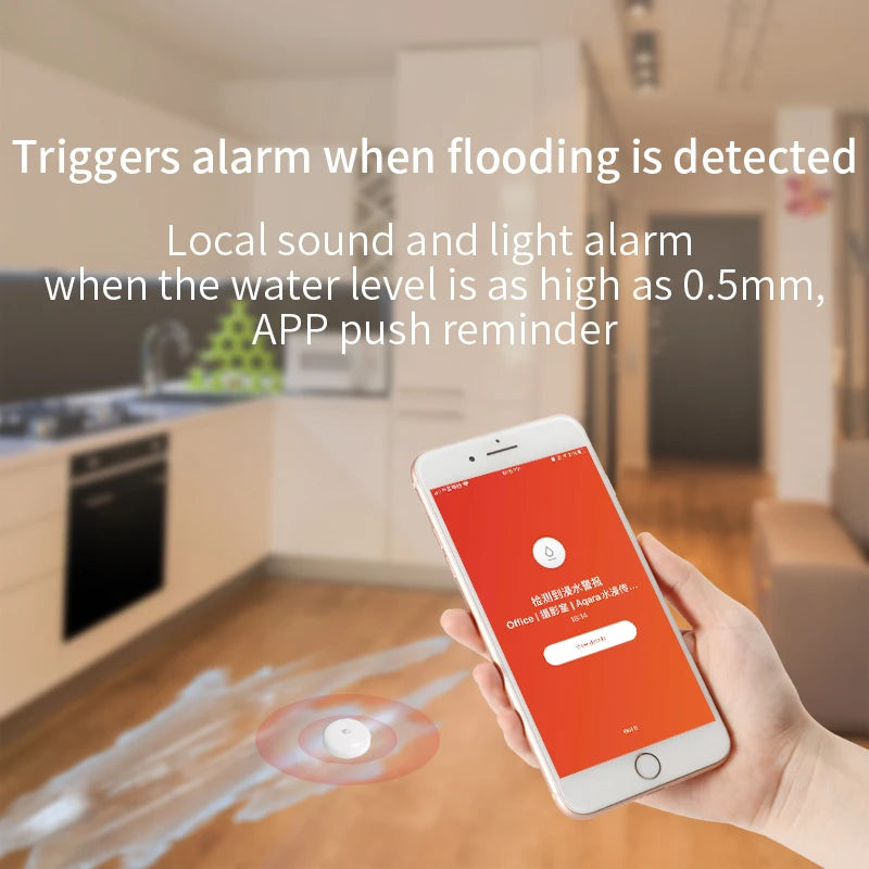 Aqara IP67 Water Immersing Sensor Zigbee Flood Water Leak Detector