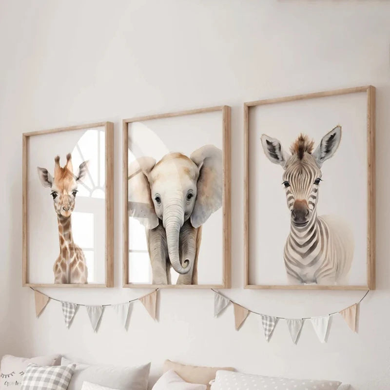 Safari Nursery Decor Set